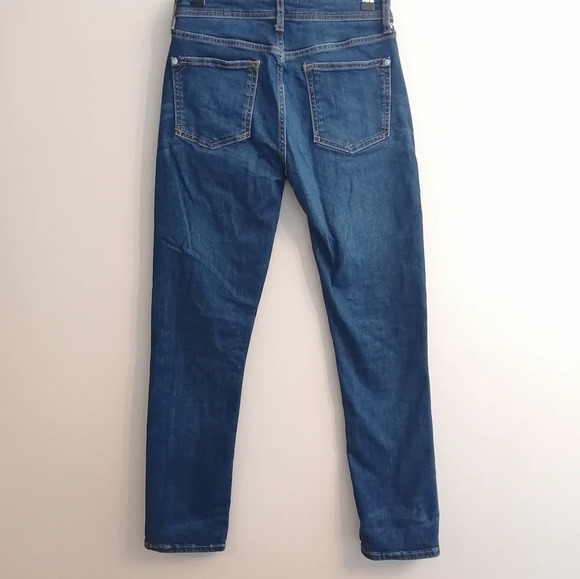 Anthropologie Pilcro Slim Boyfriend Fit Jeans Medium Blue Wash 27 - Picture 4 of 16